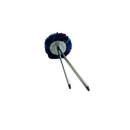 Splitpen knopen bekleed met origineel Deens pluche